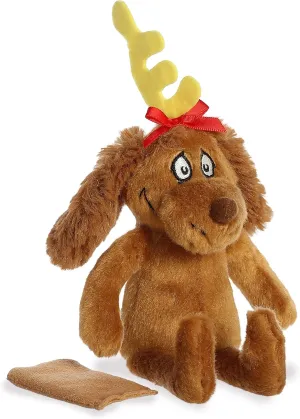 Aurora® Whimsical Dr. Seuss™ Shoulderkin™ Max Stuffed Animal - Magical Storytelling - Officially Licensed - Brown 7 Inches