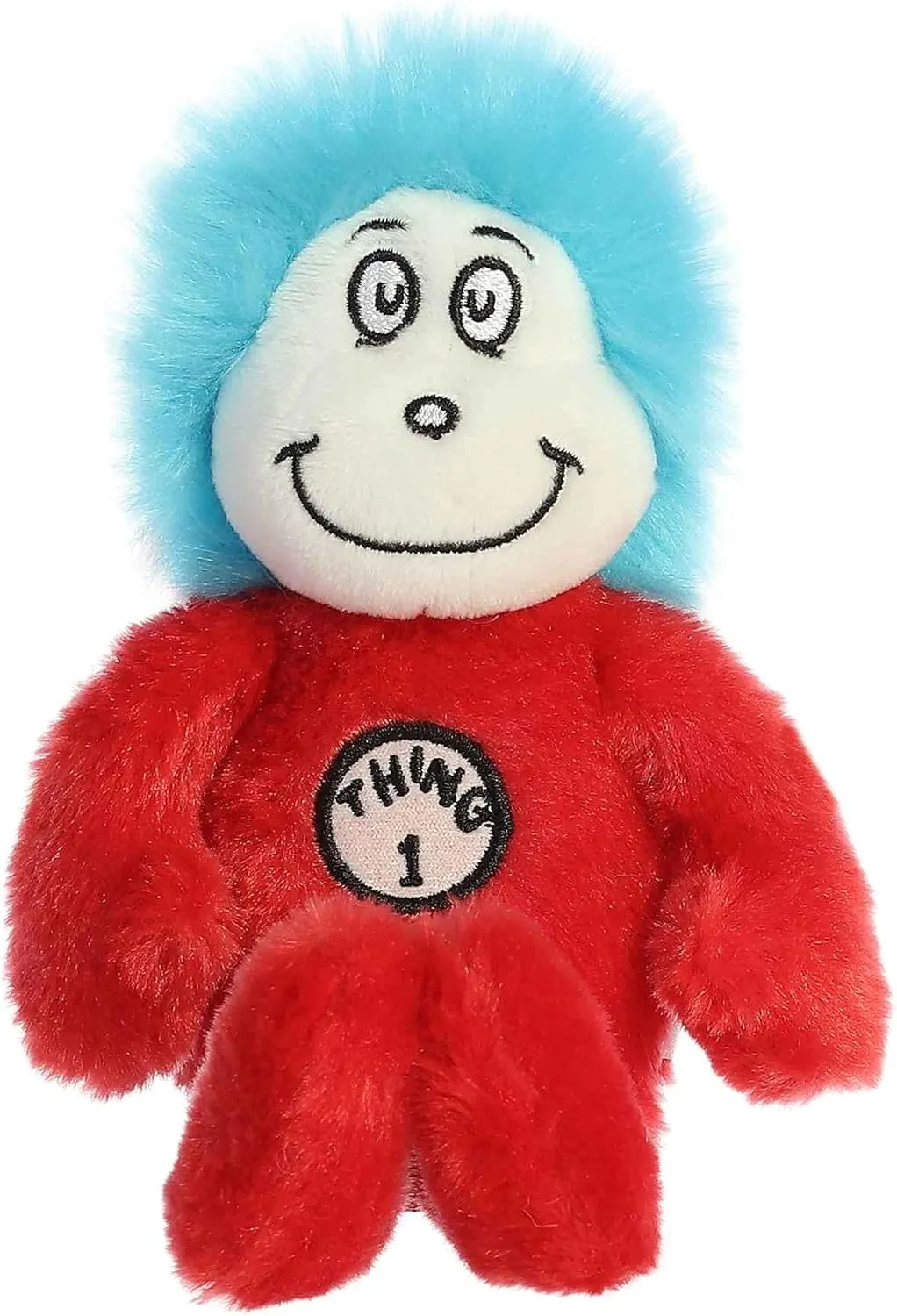 Aurora® Whimsical Dr. Seuss™ Shoulderkin™ Thing One Stuffed Animal - Magical Storytelling - Officially Licensed - Red 7 Inches