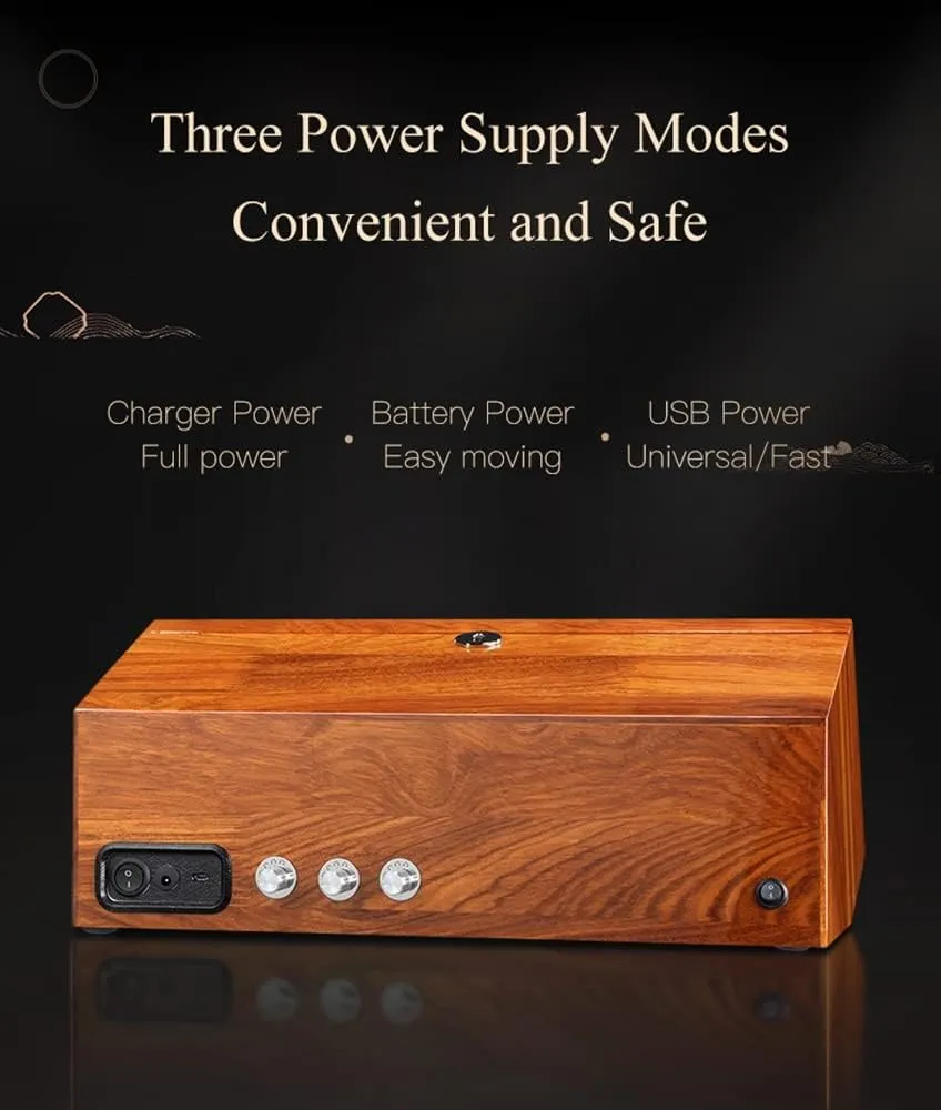 Automatic Watch Winder for 3 Watches Wood with Quiet Motor Flexible Watch Pillows Fit Lady and Man Watches Watches Display Box,White-4 0
