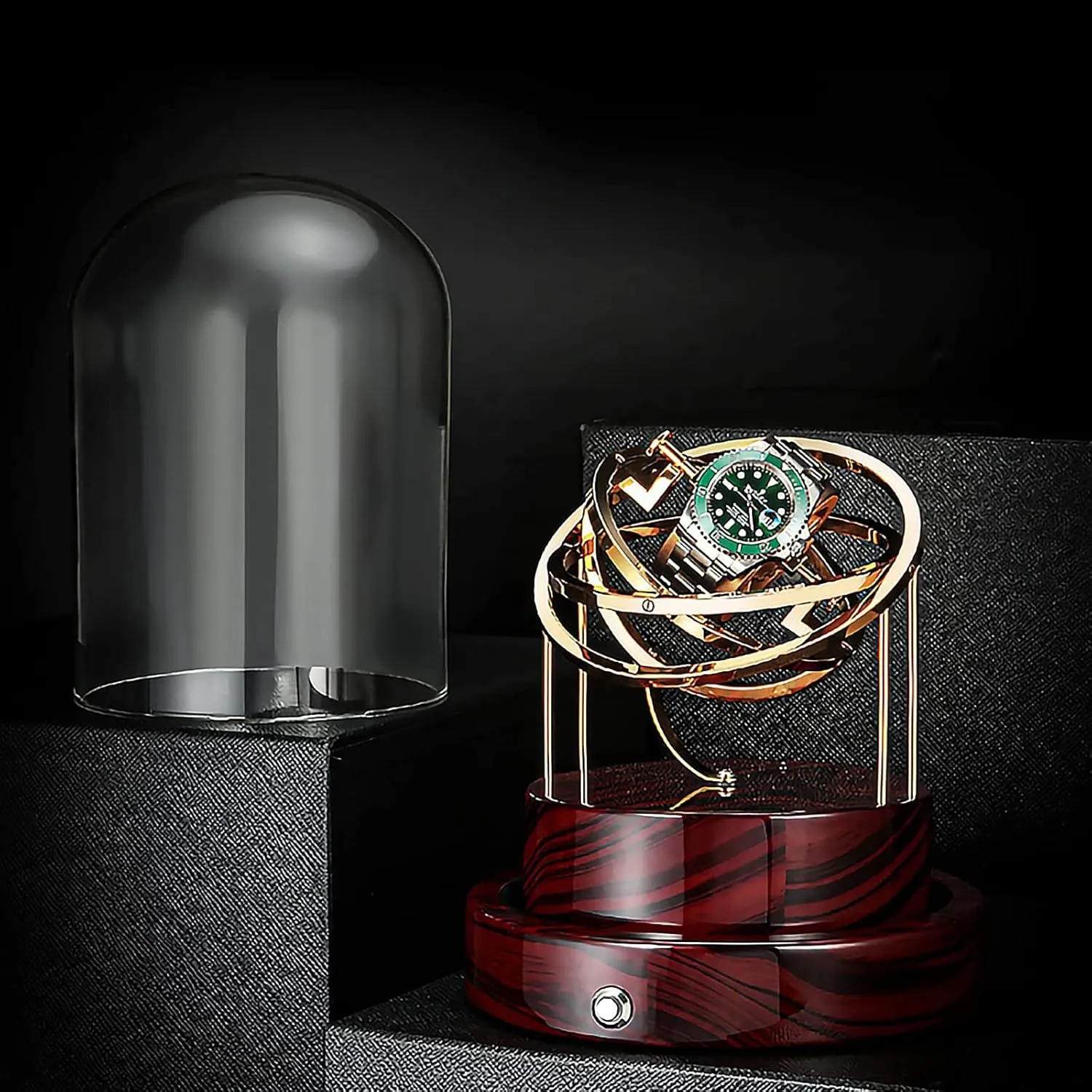 Automatic Watch Winder - Silent Motor, 360-Degree Rotation, Dust-Proof and Anti-Magnetization Design, Mechanical Watches