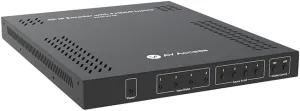 AV Access 4K Video Matrix, Support Video Wall up to 8X8 Over TCP/IP, 4-in-1 4K AV Over IP Encoder up to 500ft, Rotate 180 Degree, Zero Configuration & Visual Control, PoE, CEC (4KIP204E)