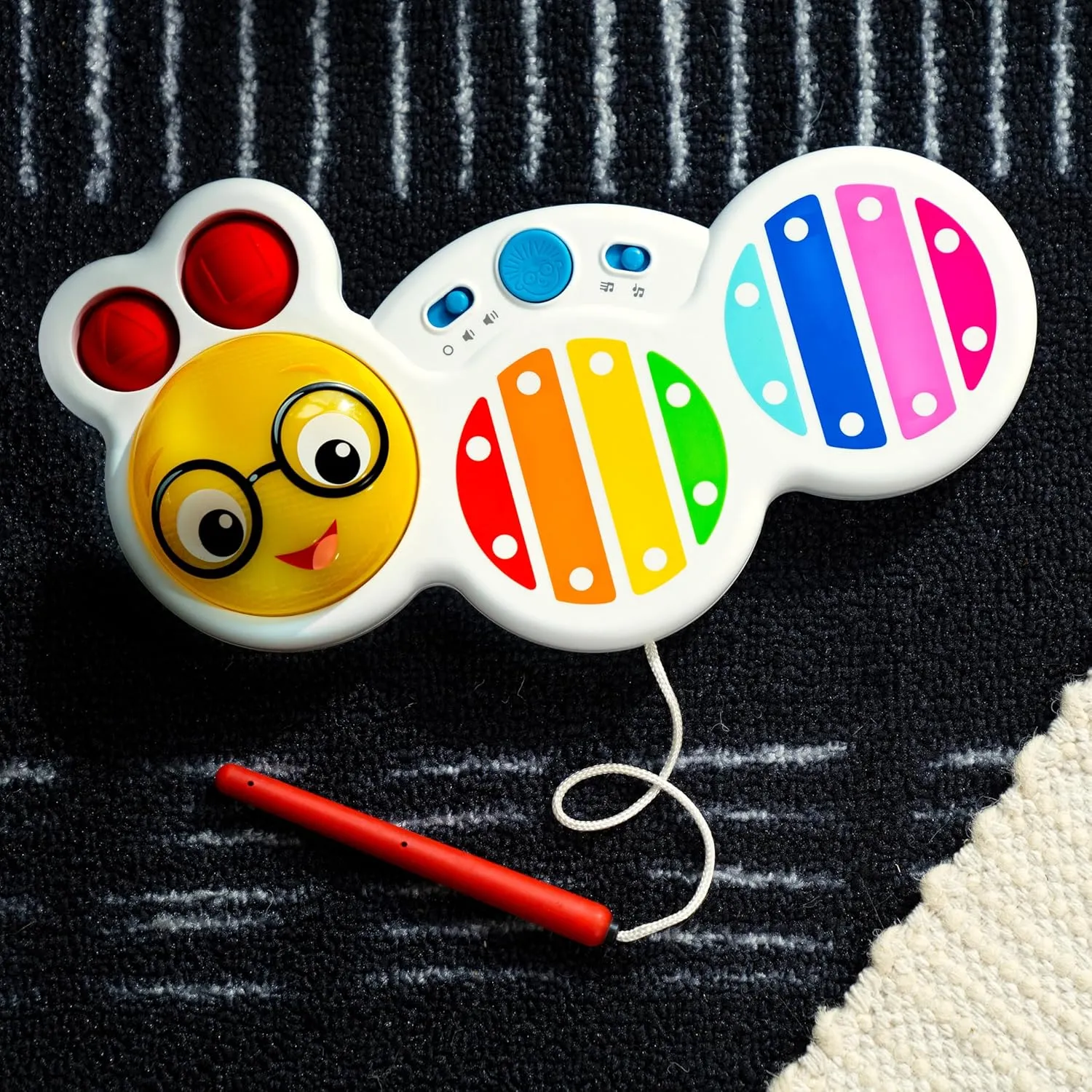 Baby Einstein Cals Curious Keys Xylophone Musical Toy, with Music and Lights - Age 12  Months