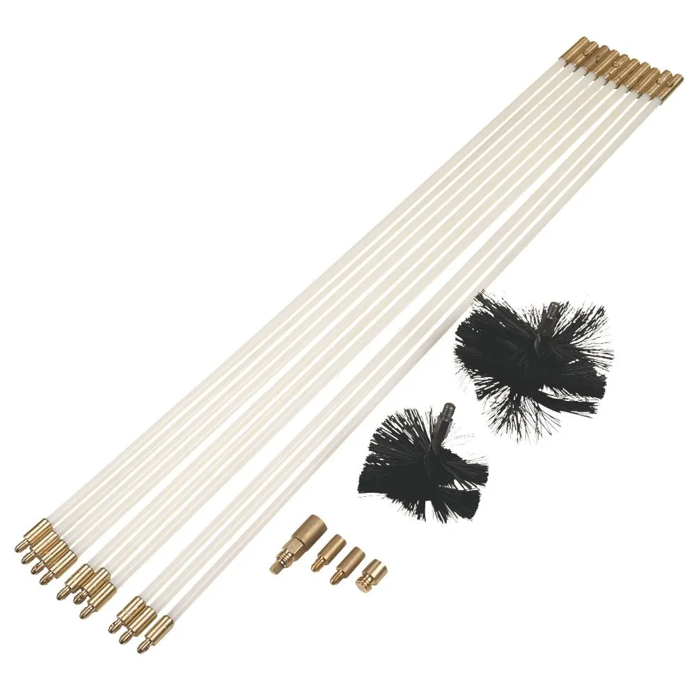 Bailey Flexible Nylon Pro Pack Chimney or Drain Rod Set 10m