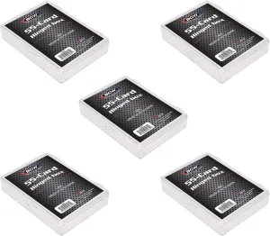 BCW Hinged Trading Card Box (5 Pack) - Holds 35 Standard Cards | Snap Lock Closure | Durable Plastic Case for Baseball, Basketball, Football, Pokémon, Magic: The Gathering