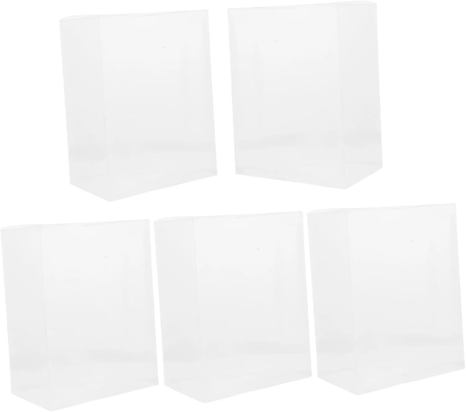 BESPORTBLE Display Boxes Set of Stacking Plastic Storage Boxes for Action Figures Baseball Dolls and Toys Dustproof Rotatable