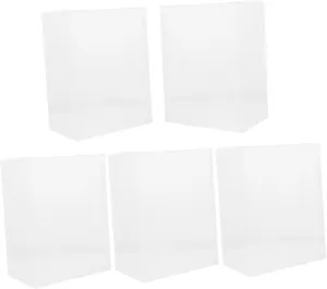 BESPORTBLE Display Boxes Set of Stacking Plastic Storage Boxes for Action Figures Baseball Dolls and Toys Dustproof Rotatable
