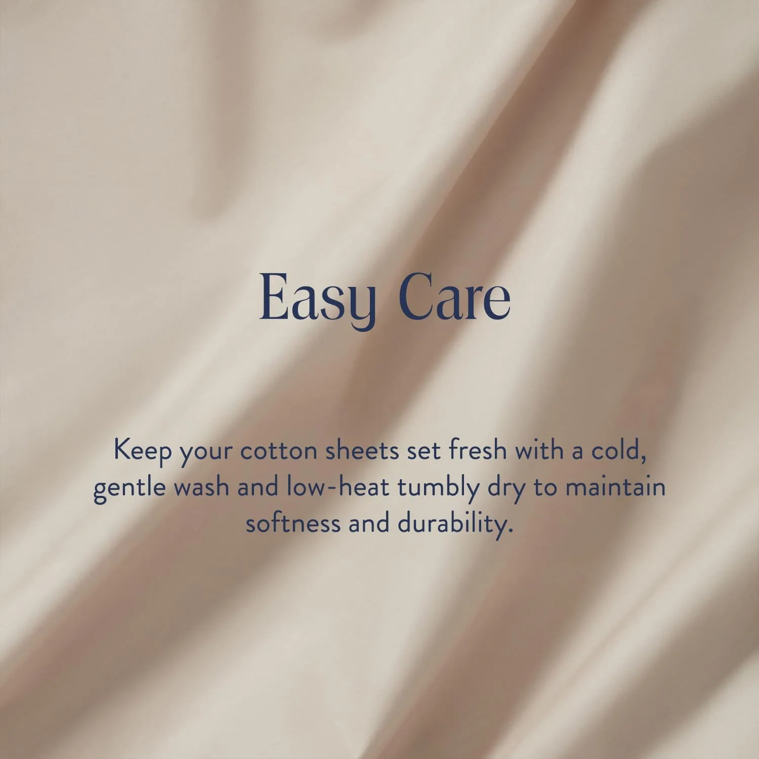 Brooklinen Luxury Sateen King Size 4 Piece Sheet Set in Pebble - 100% Cotton Sateen Sheets - 1 Fitted Sheet, 1 Flat Sheet, 2 Pillowcases