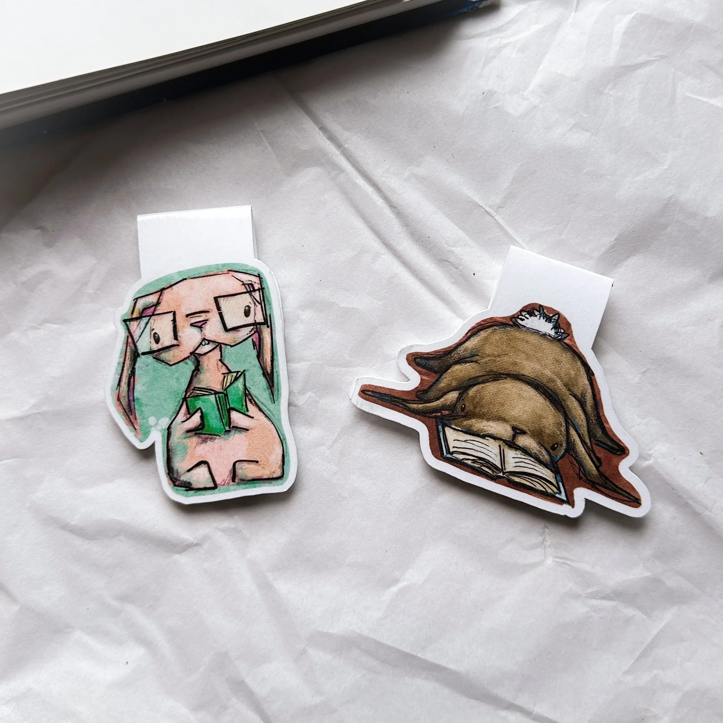 Bun-Bun Reading Fun |  Magnetic Bookmark Set
