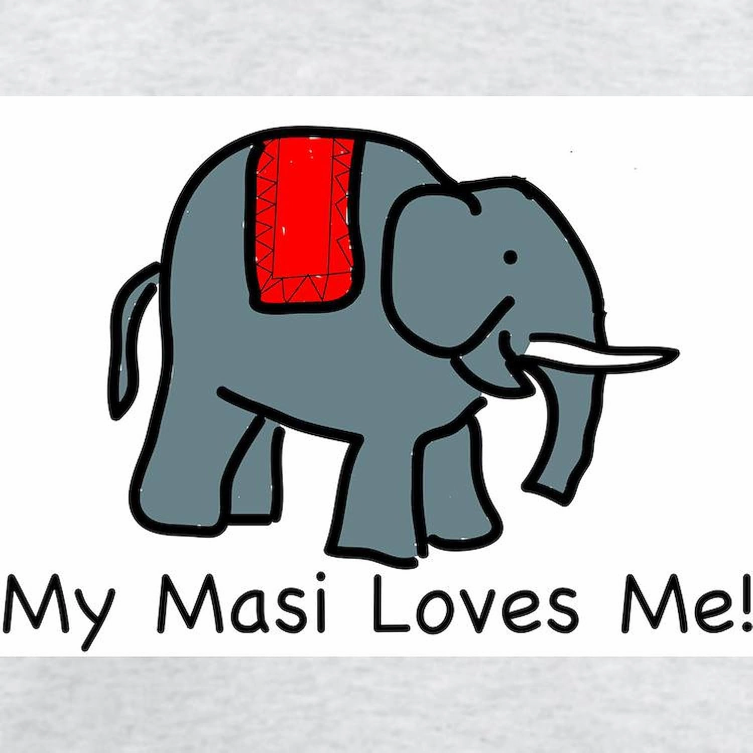 CafePress Masi Loves Me Kids Sweatshirt Kids Sweatshirt, Youth Crew Neck Sweatshirt