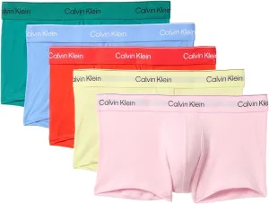 Calvin Klein Men's Pride Cotton Stretch 5-Pack Low Rise Trunk