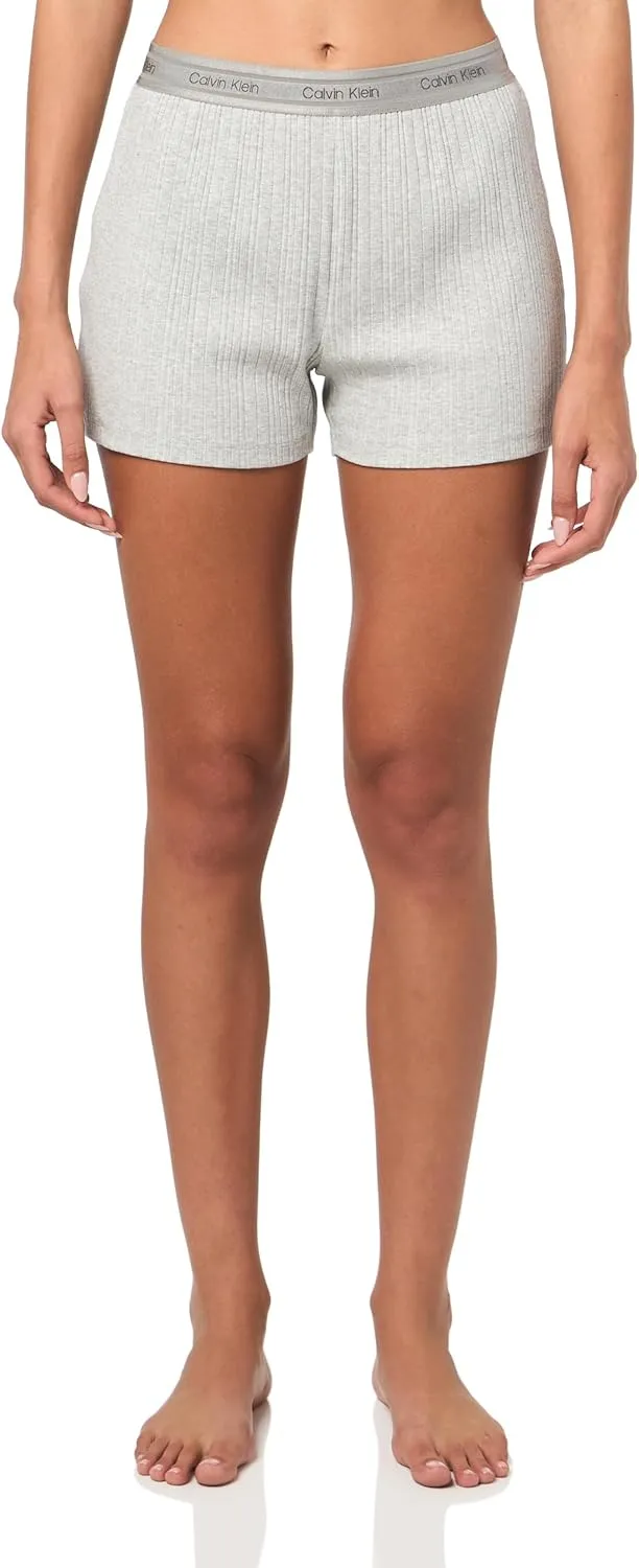 Calvin Klein womens Refined Rib Tank Short Set