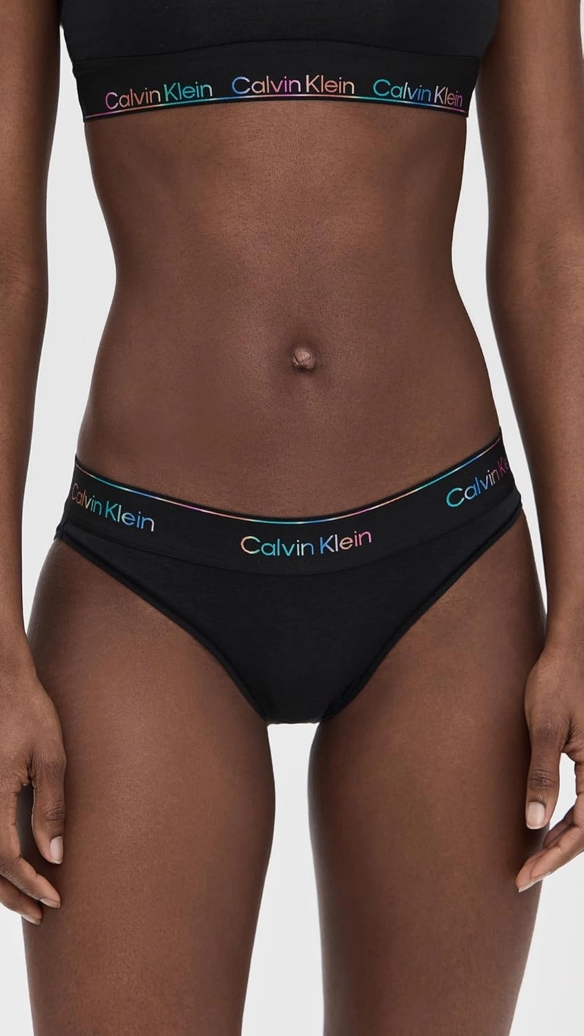 Calvin Klein underwear Women's Icon Cotton Modal Pride Bikini