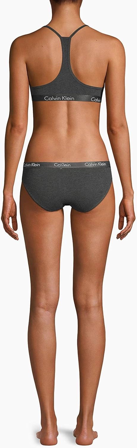 Calvin Klein Women's Motive Cotton Lightly Lined Bralette
