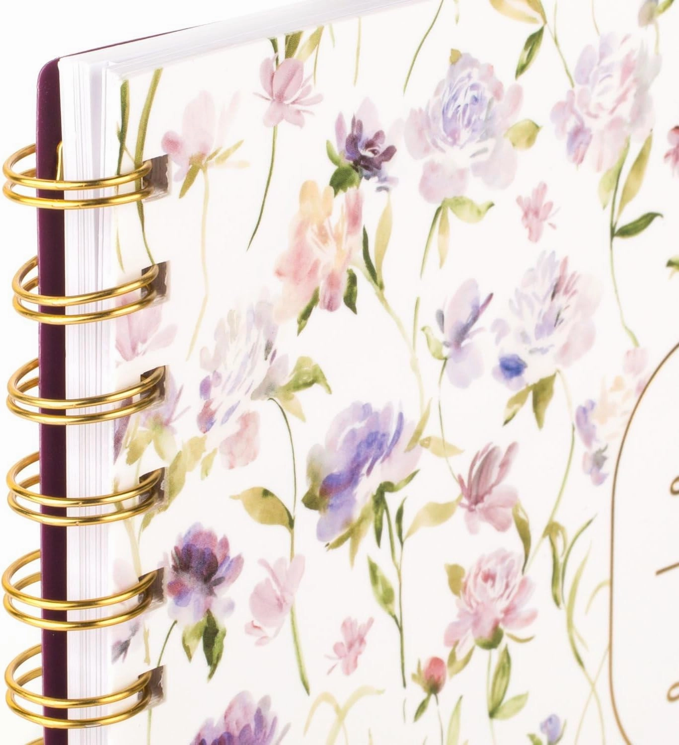 Cambridge Planner 2025-2026 Academic, Leah Bisch, Weekly & Monthly, 8-1/2" x 11", Large, Monthly Tabs, Flexible Cover, Petite Floral (LB38-905A)