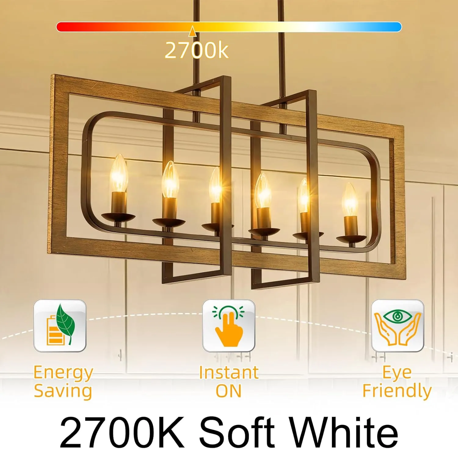 Candelabra Light Bulbs 40 watt, E12 LED Bulb Dimmable Chandelier Light Bulbs, B10 Candle Light Bulbs 2700K Soft White, 90 CRI, 400LM, Cear Glass, 24 Pack