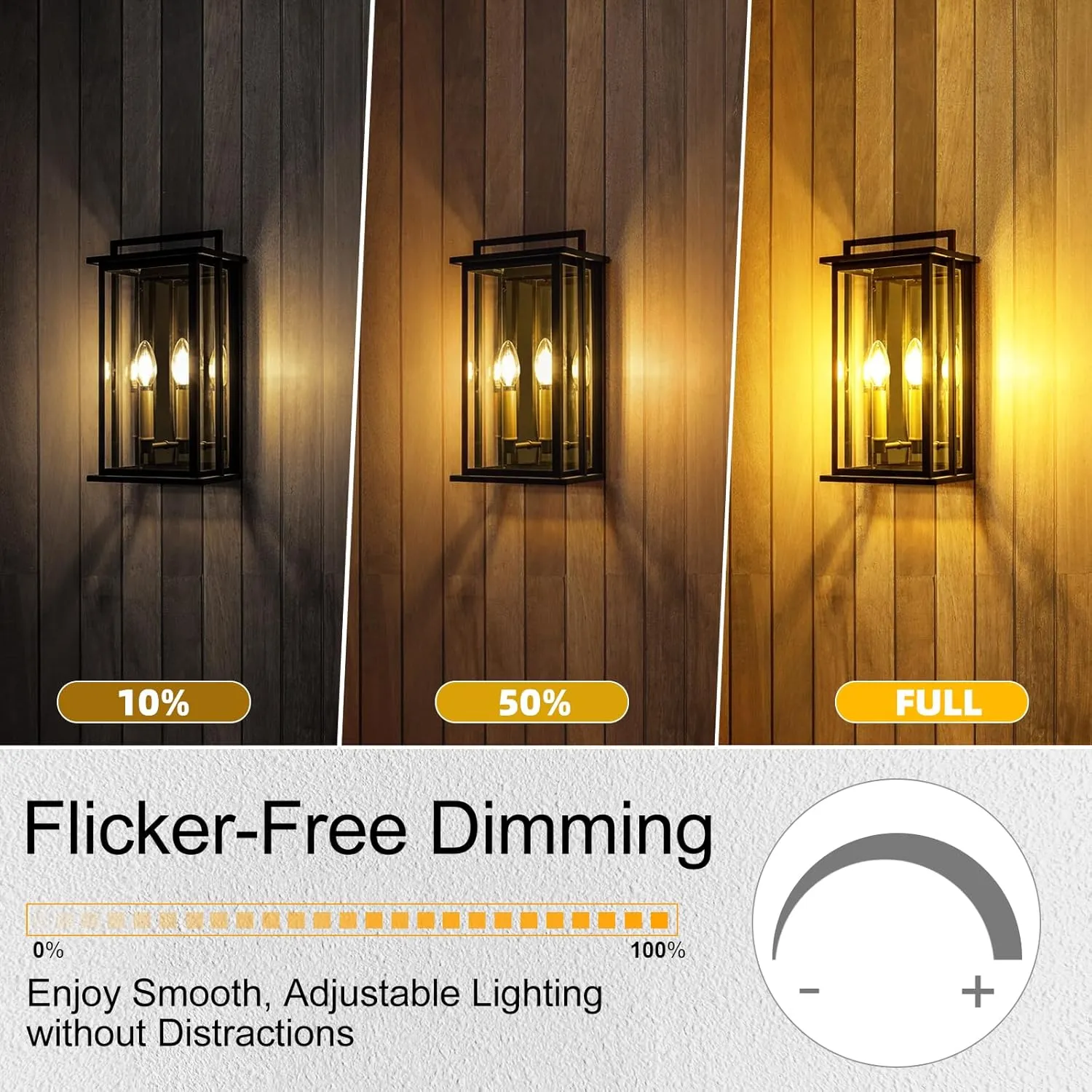 Candelabra Light Bulbs 40 watt, E12 LED Bulb Dimmable Chandelier Light Bulbs, B10 Candle Light Bulbs 2700K Soft White, 90 CRI, 400LM, Cear Glass, 24 Pack