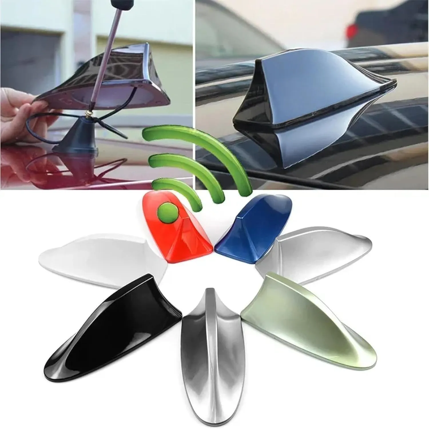 Car Shark Antenna, for Hyundai Genesis Coupe Sedan 2008 2009 2010 2011 2012 2013 2014 2015 2016 Car Radio Shark Fin Car Shark fin Antenna