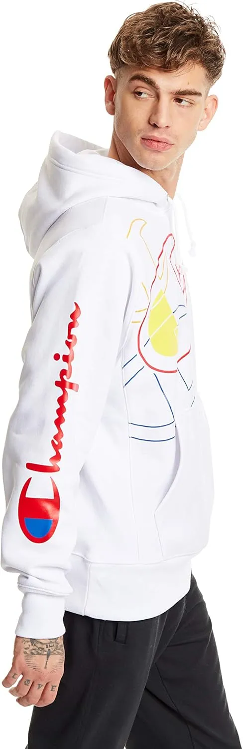 Champion Sweatshirt Reverse Weave, Hoodie for Mens, Multiple Graphics