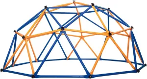 Children Dome Climber Playground Kids Swing Set Climbing Frame Backyard Gym Develop Confidence for Fun Indoor Outdoor XH, Red, Yellow, Blue