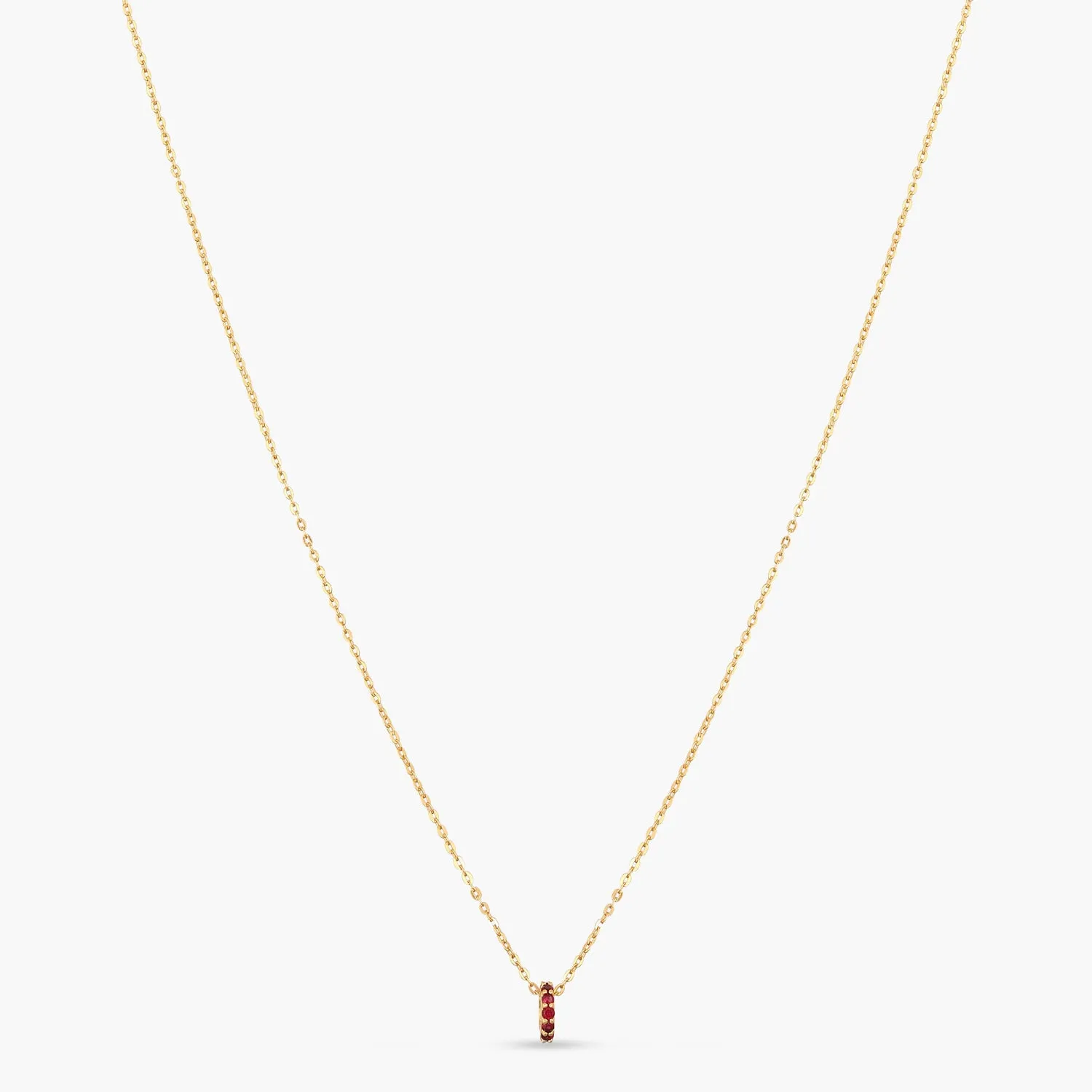 Circle of Love Red Silver Charm