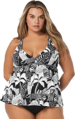 COCO REEF Sublime Bra Sized Underwire Tankini Top — Fit and Flare Swim Top
