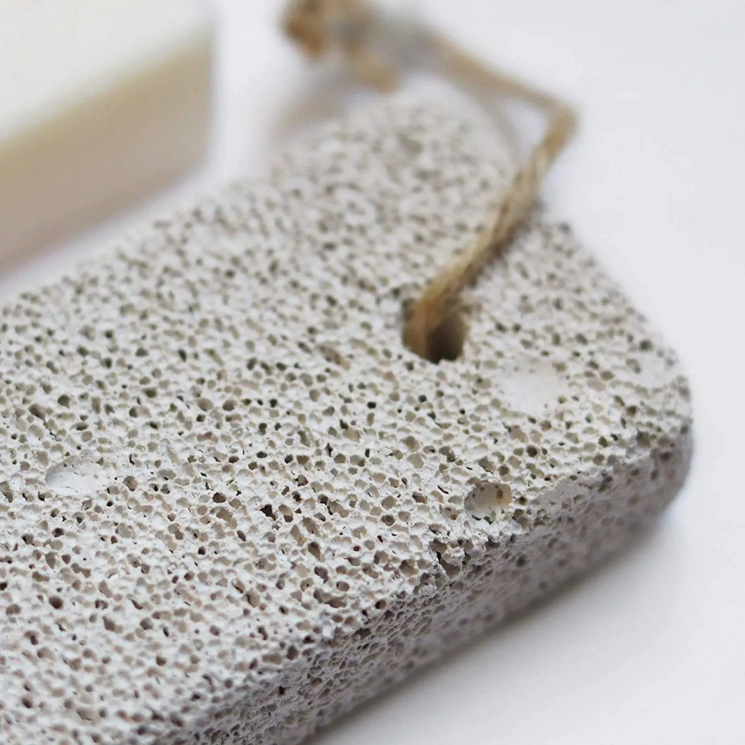 Coimoon Set (Made in Europe)- Exfoliating Organic Loofah Face Pads and Shower Sponge with Natural Pumice Stone, Loofa, Puff Sponge Scrubber Body for Men and Women (5 Piece Set, Natural)