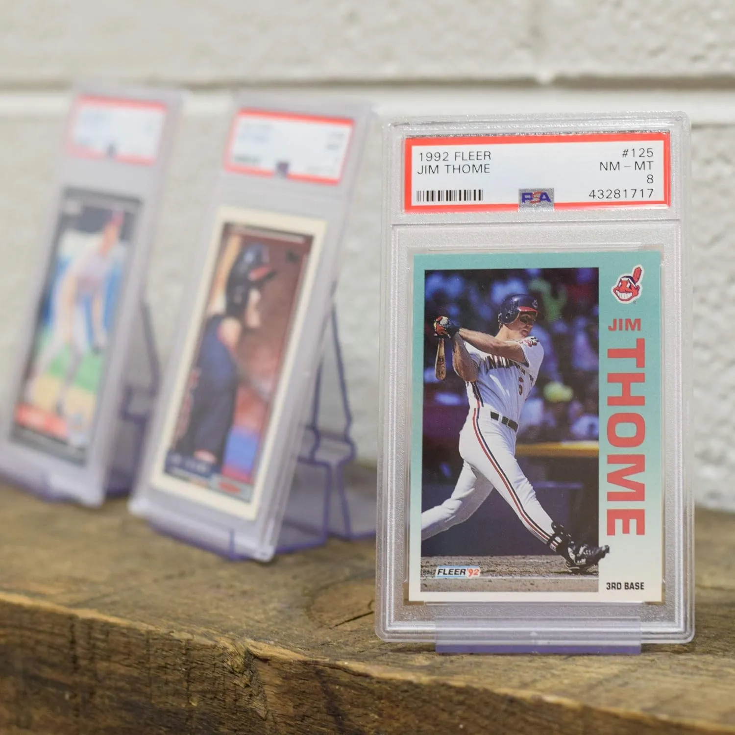 CollectorMount Card Mount for Graded PSA Trading and Sports Cards, Stand and Wall Mount Display for Collectible Cards (4 Mounts)