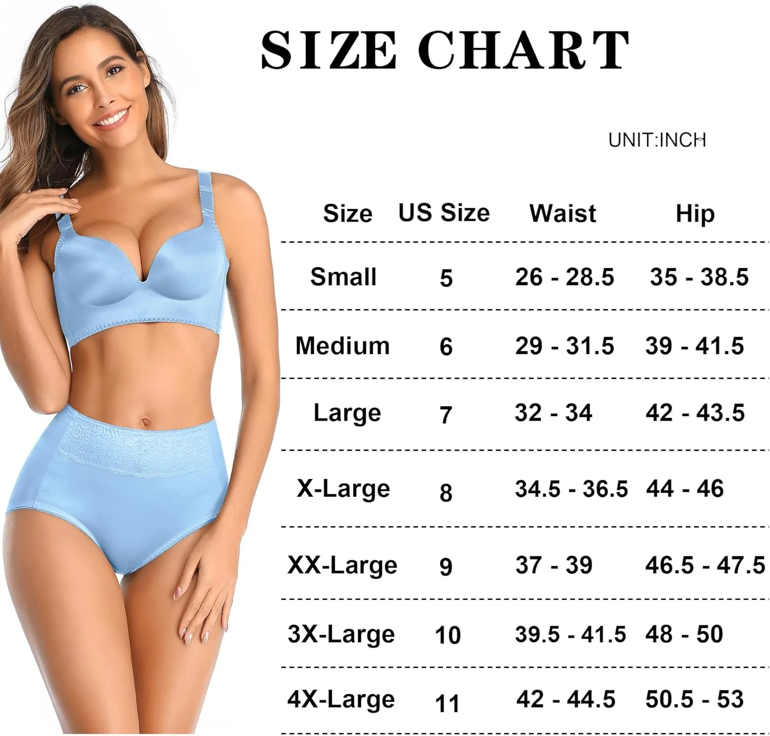 Cotton Underwear High Waisted Womens Full Coverage Ladies Comfy Panties (Regular & Plus Size)