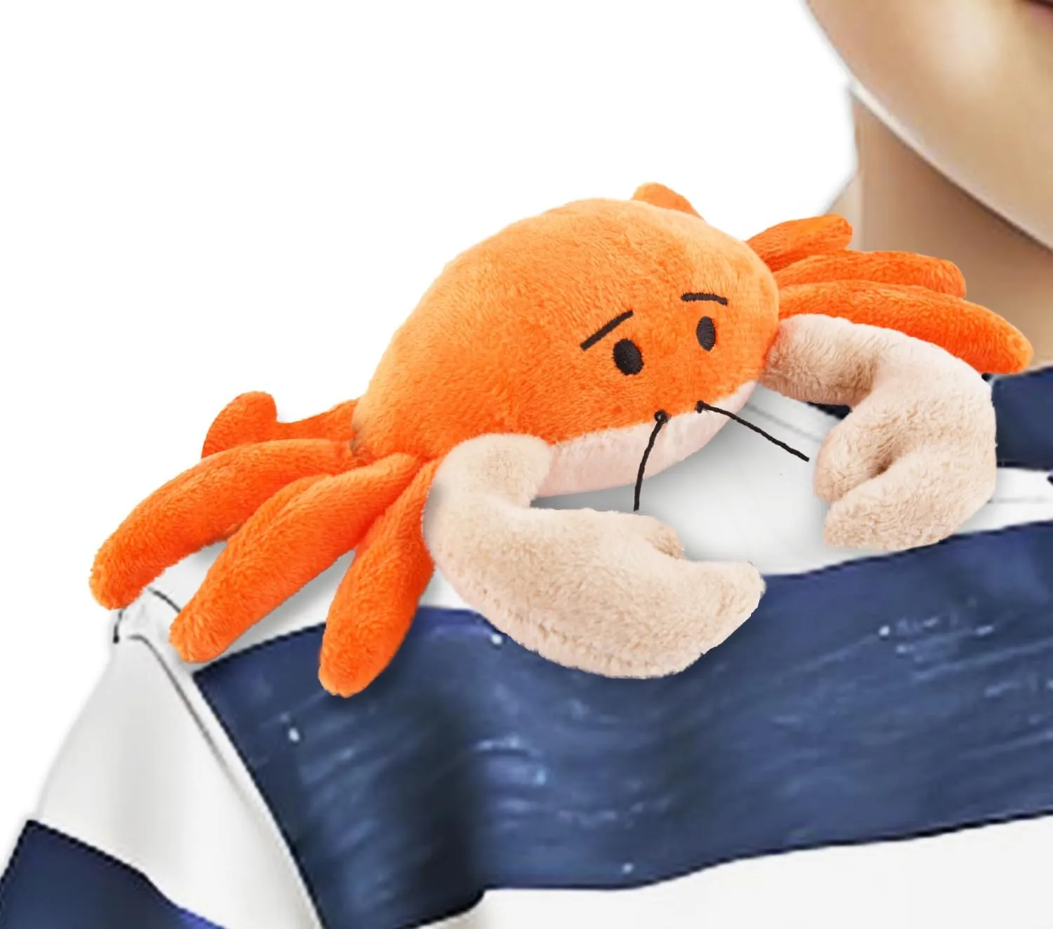 Crabs Shoulder Magnet Toy Sea Animal Stuffed Plush Toys Cosplay Decoration Cute Plushies Present Birthday,Thanksgiving Gifts for Boys Girls Kids