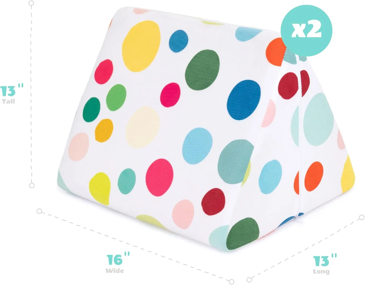 Critter Sitters Kids Lil Lounger Pillow Accessory Set for Fort Building and Open Ended Play, Sturdy Foam Cushions with Washable Covers, Durable, Flexible Seating for Playroom, Kids Room, and Nursery