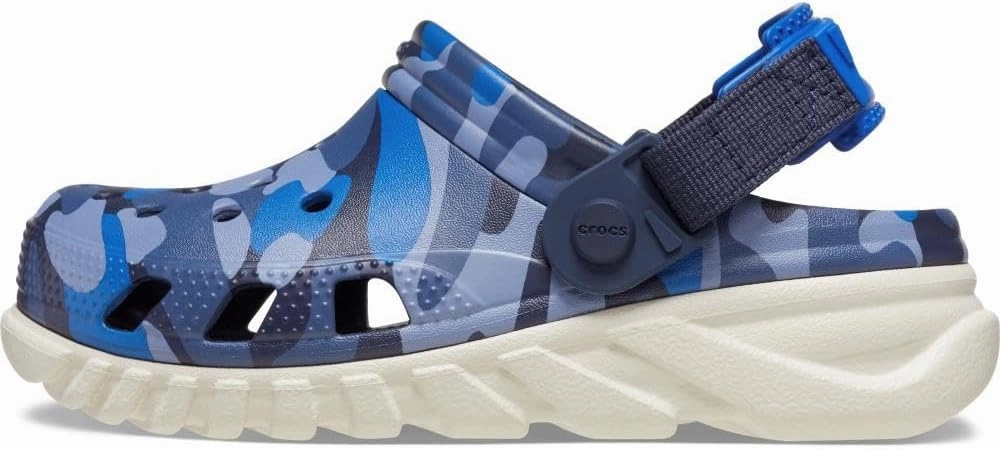 Crocs boys Duet Max Ii Camo Redux Clog T Nvy/Stu Clog