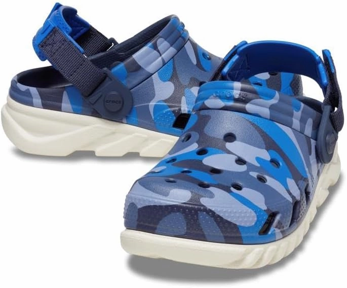 Crocs boys Duet Max Ii Camo Redux Clog T Nvy/Stu Clog