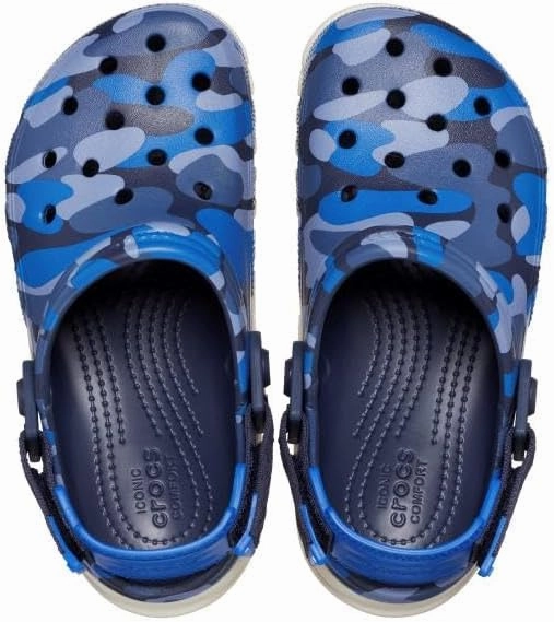 Crocs boys Duet Max Ii Camo Redux Clog T Nvy/Stu Clog