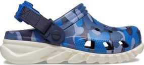 Crocs boys Duet Max Ii Camo Redux Clog T Nvy/Stu Clog