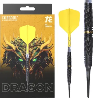 CUESOUL Chinese Zodiac 18/19/20g Soft Tip 90% Tungsten Dart Set with Integrated ROST T19 Flight