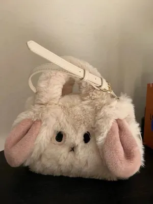 Cute Plush Bunny Shoulder Bag