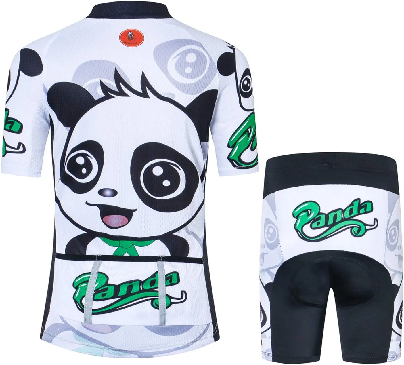 Cycling Jersey Shorts Set Padded Suit Kid's Bicycle Tops Shirt Mountain Bike Riding