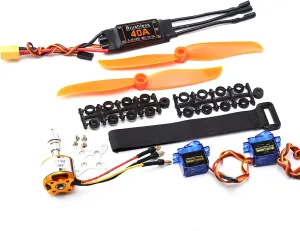 DAGIJIRD RC Plane Motor Kit for RC Plane Helicopter, Brushless Motor 2200KV 40A ESC