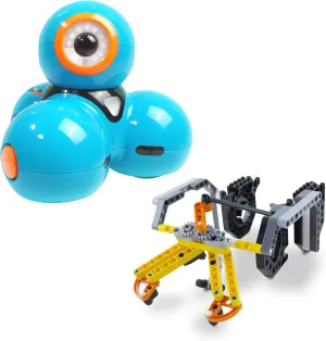 Dash Robot & Gripper Kit Bundle – Coding Robots for Kids 6  – Voice Activated STEM Robot Toys