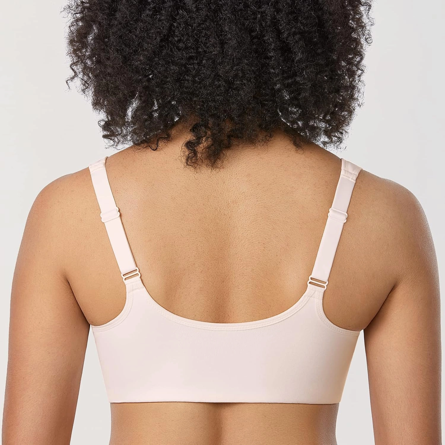 DELIMIRA Women's Front Closure Bras Plus Size Lace Full Coverage Underwire Unlined Bra