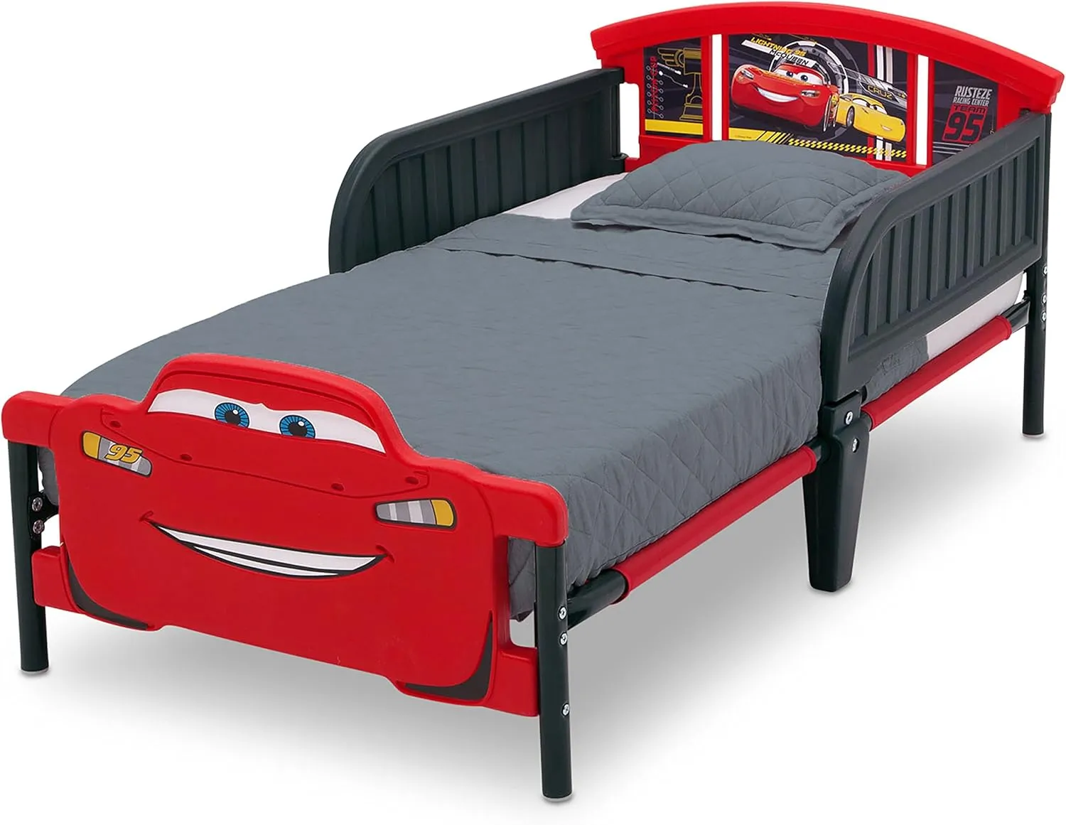 Delta Children 3D-Footboard Toddler Bed, Disney/Pixar Cars 3