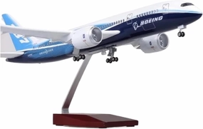 Diecast Plane Model 1：130 Scale for B787 Resin Die-Casting Airplane Model with Lighting and Wheels Collectible Display (No Light)