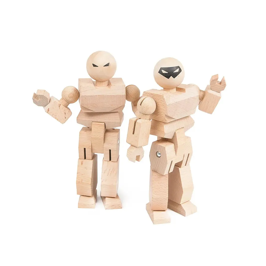 Eco-Bricks | Playhard Heroes Minifigure DIY | 2 Pack