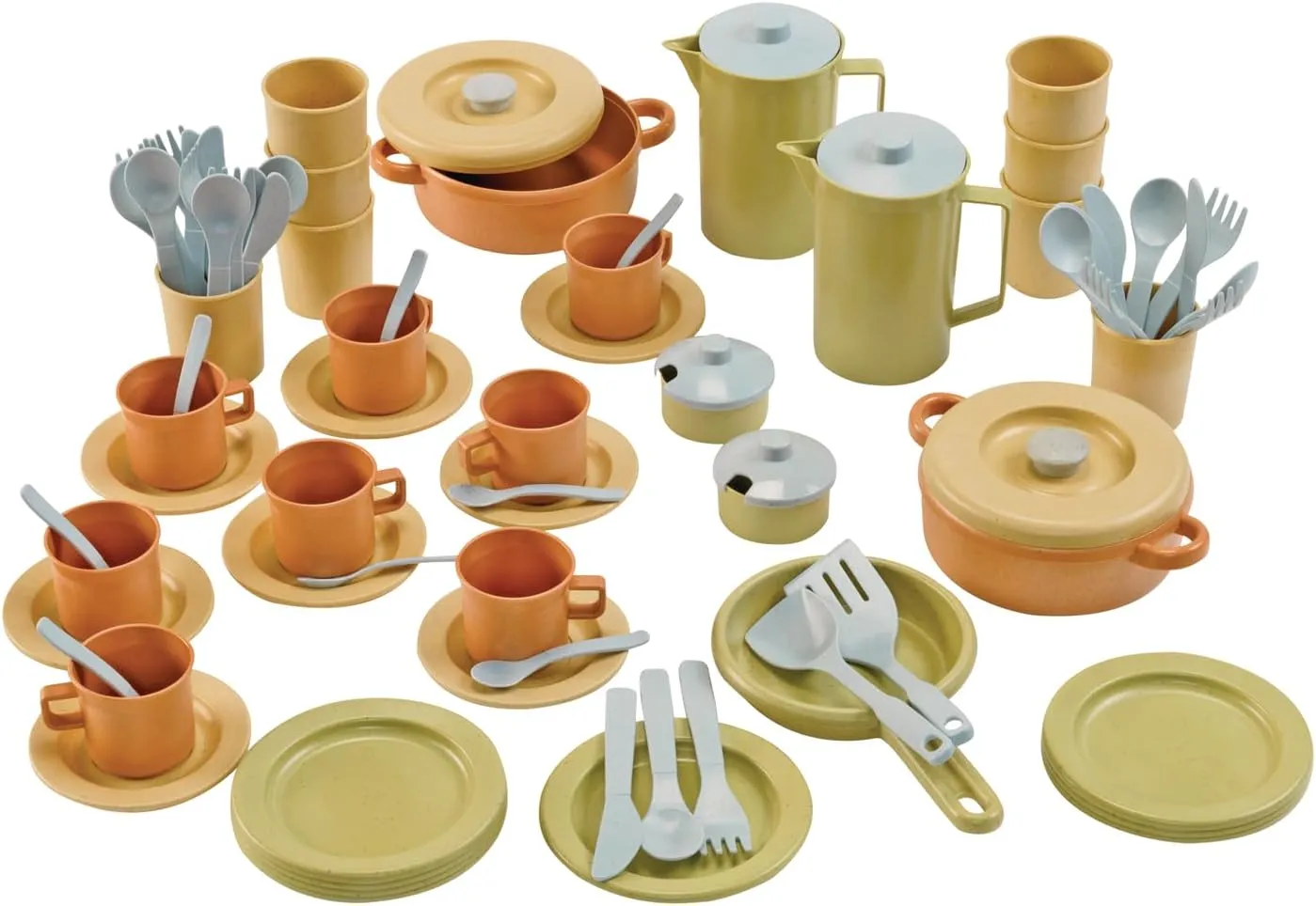 Eco-Friendly Mega Dish Set - 79 Pieces