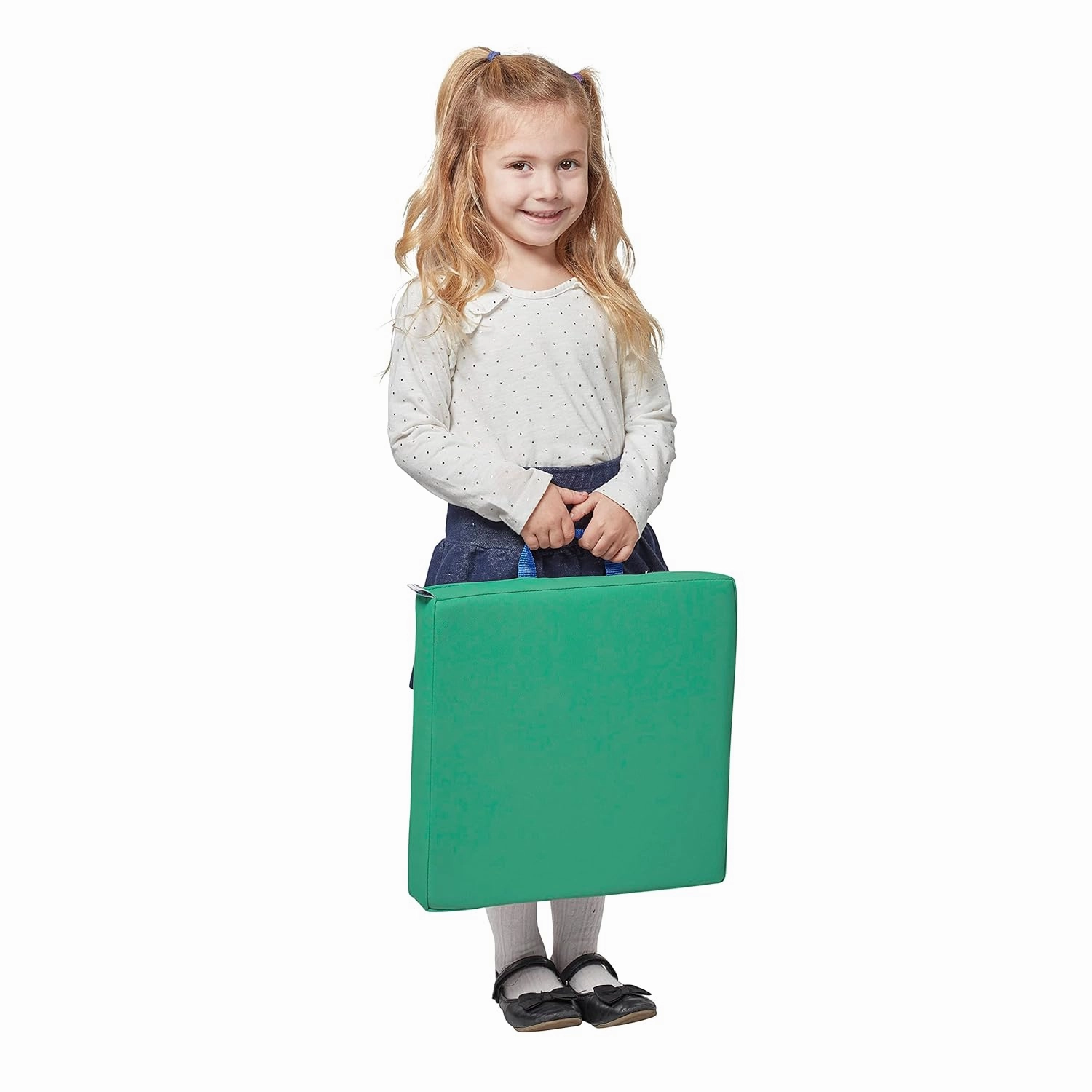 ECR4Kids SoftZone Floor Cushions, Square, Flexible Seating, Contemporary, 6-Piece
