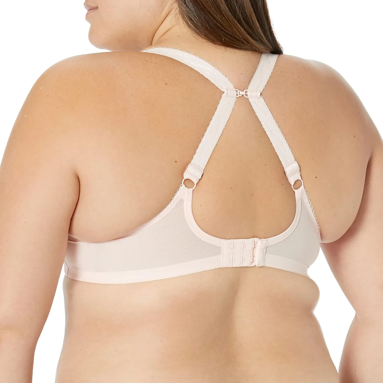 Elomi Women’s Charley Floral Embroidery, Low Plunge, Dd  Bras