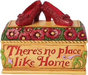 Enesco the Wizard of Oz by Jim Shore Ruby Slippers Decorative Trinket Box, 3.54 Inch, Multicolor