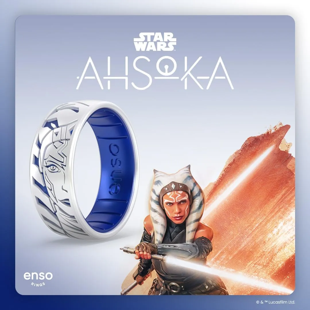 Enso Rings Etched Star Wars - Classic Silicone Ring - Comfortable and Flexible Design