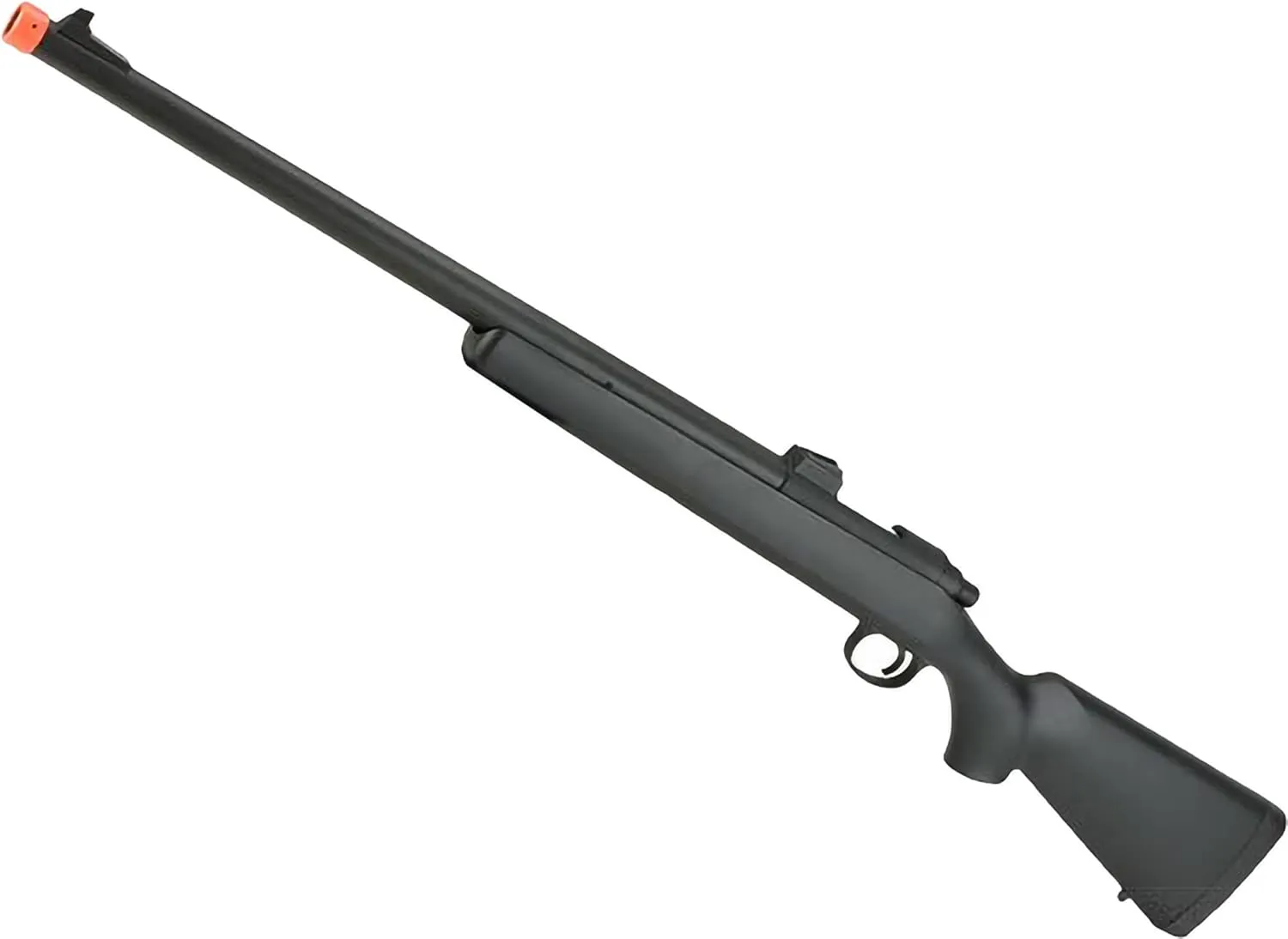 Evike Airsoft - CYMA Standard VSR-10 Cycling Action Airsoft Rifle (Color: Black w/Iron Sights)