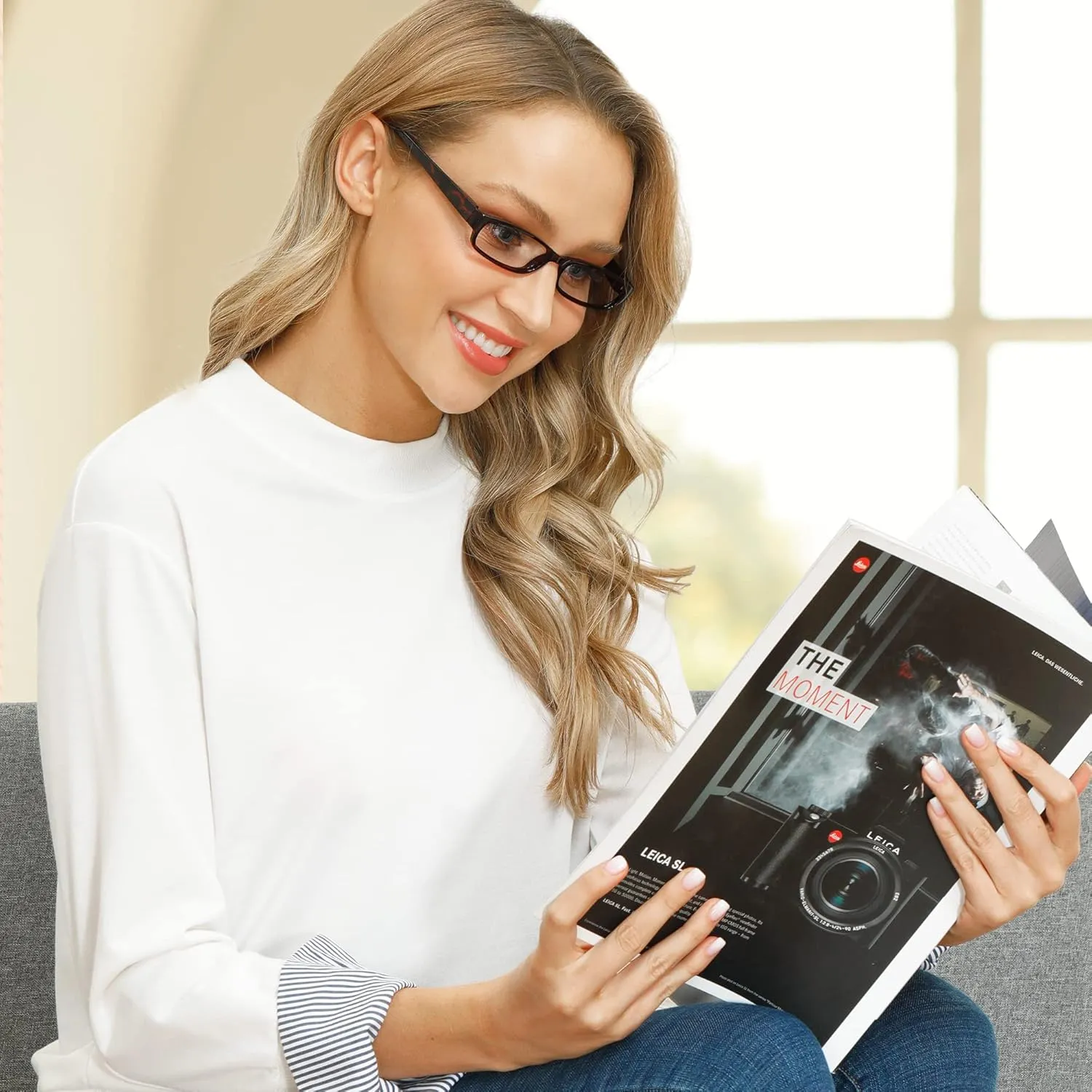 EYEGUARD Readers 4 Pack of Thin and Elegant Womens Reading Glasses with Beautiful Patterns for Ladies 2.50